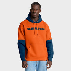 Chicago Bears Helmet Pullover Hoodie - Orange outlet