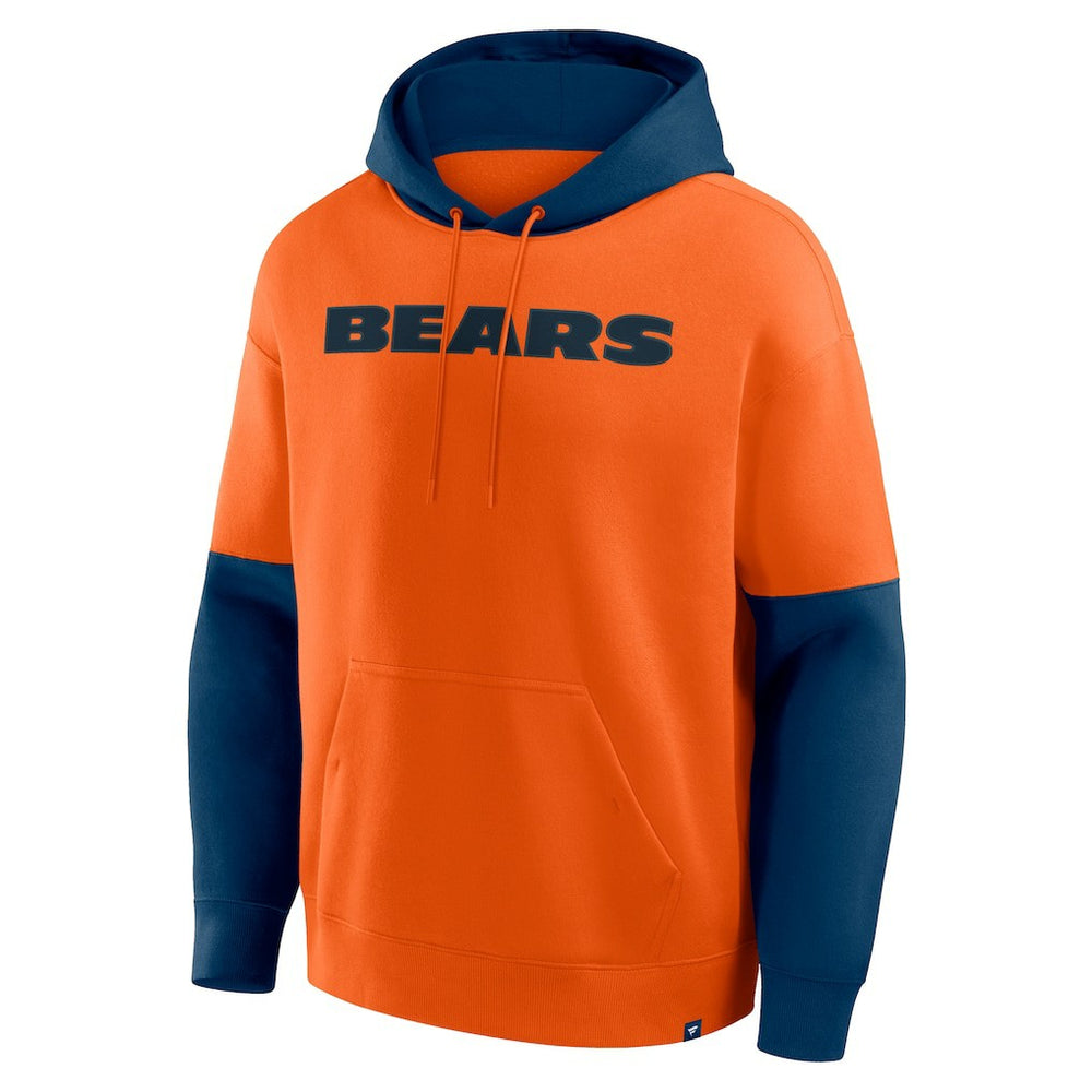 Chicago Bears Helmet Pullover Hoodie - Orange outlet