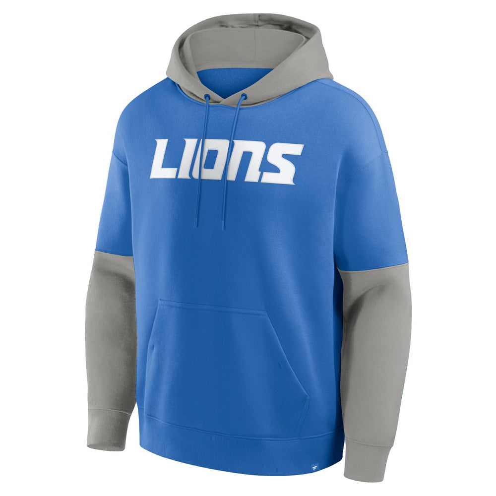 Detroit Lions Helmet Pullover Hoodie - Blue discount