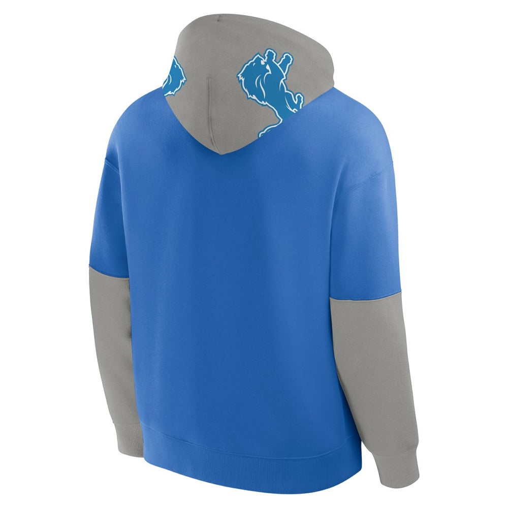 Detroit Lions Helmet Pullover Hoodie - Blue discount