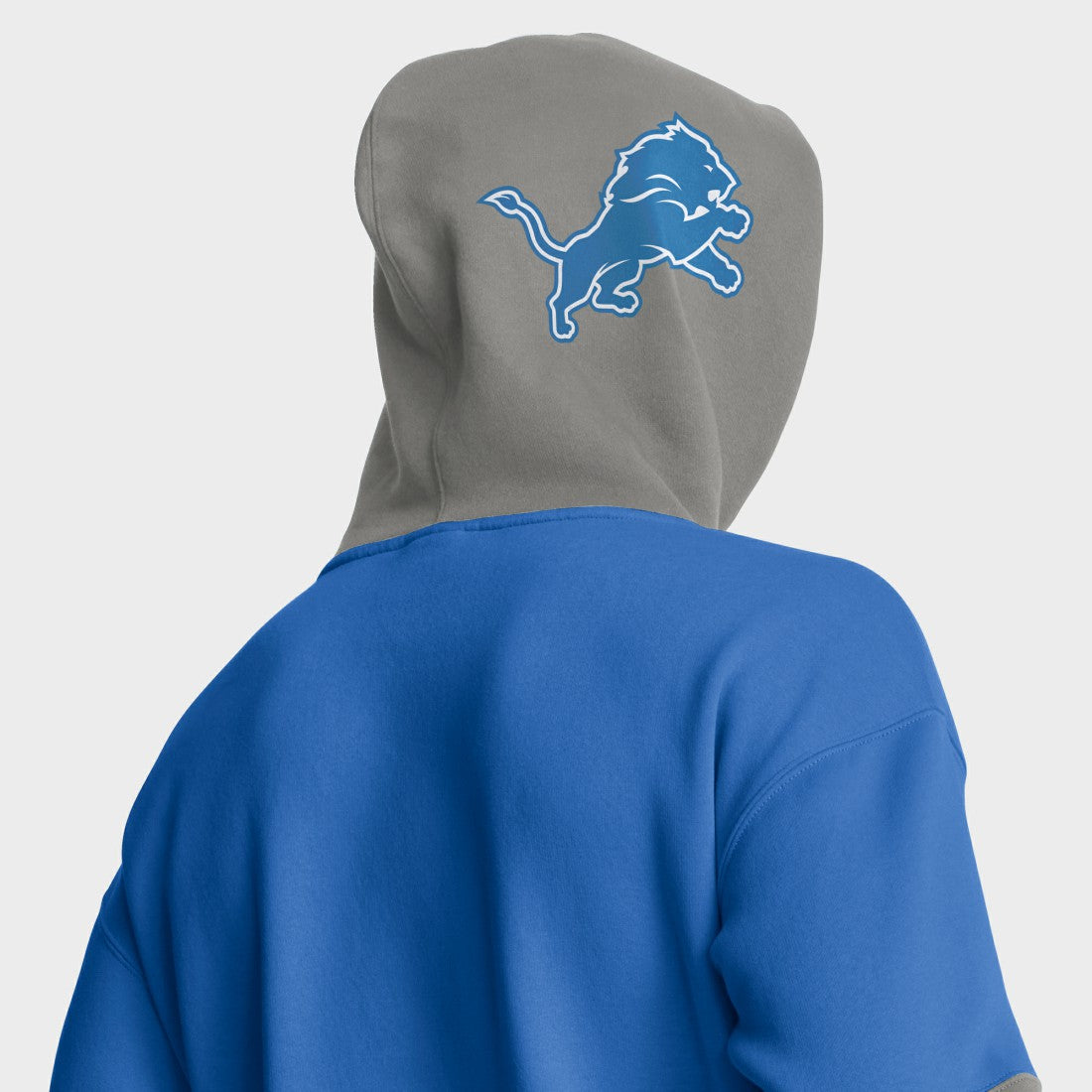 Detroit Lions Helmet Pullover Hoodie - Blue discount