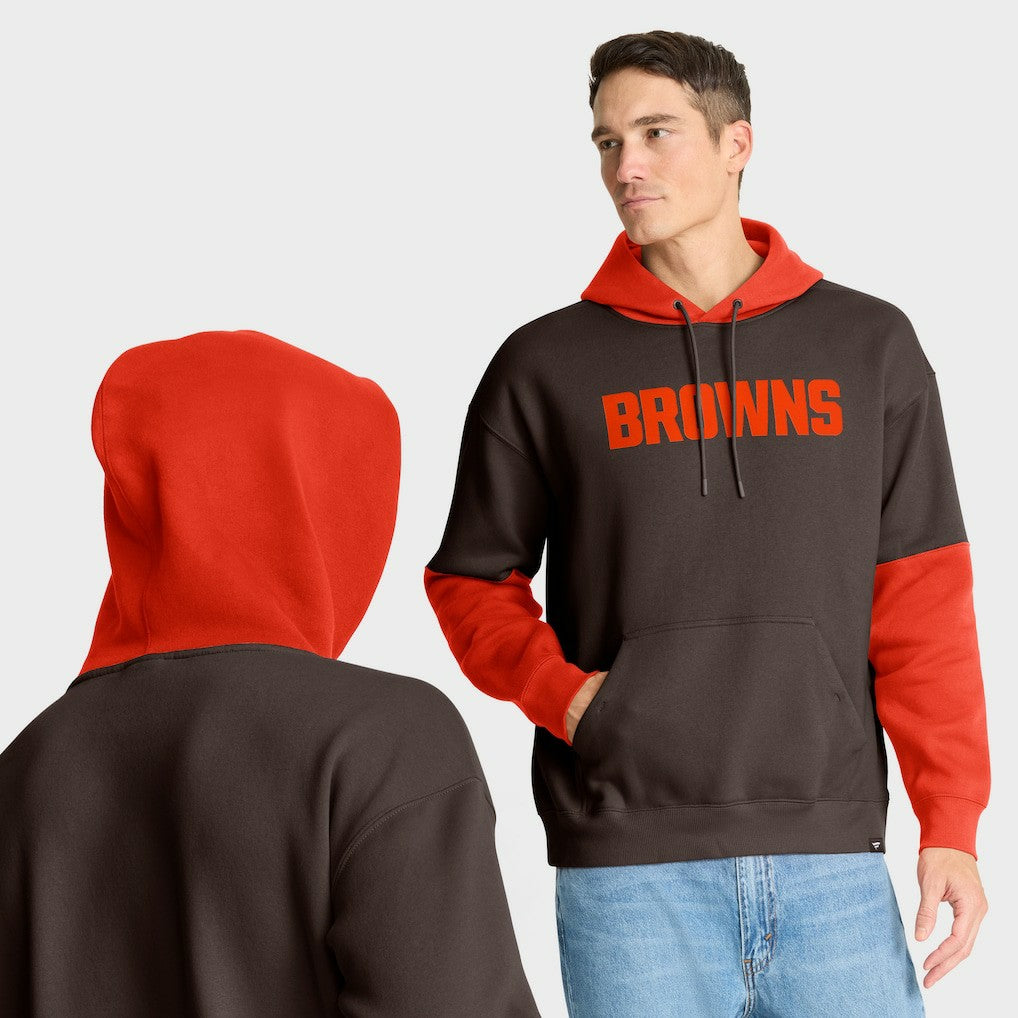 Cleveland Browns Helmet Pullover Hoodie - Brown online