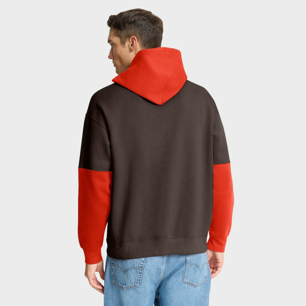 Cleveland Browns Helmet Pullover Hoodie - Brown online