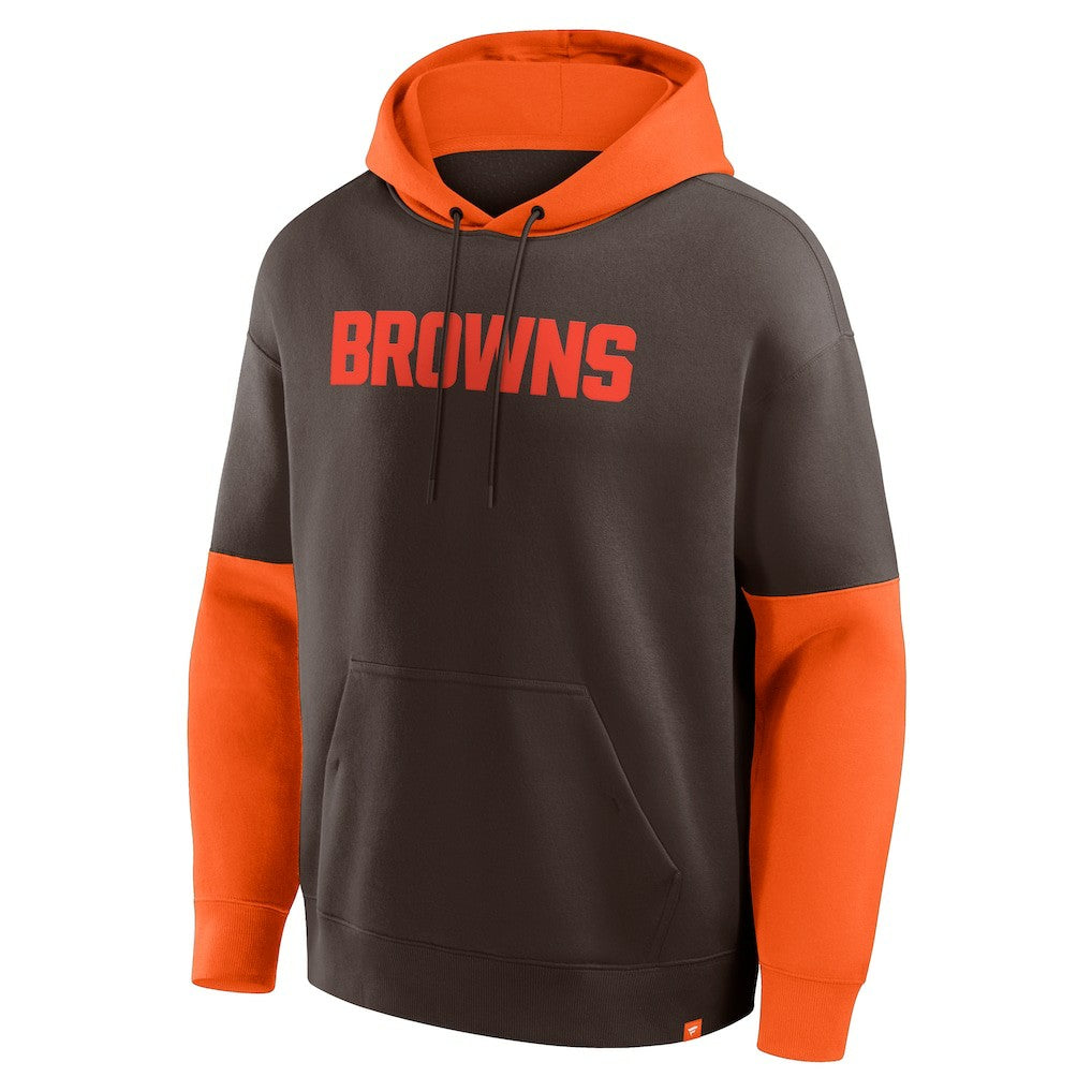 Cleveland Browns Helmet Pullover Hoodie - Brown online