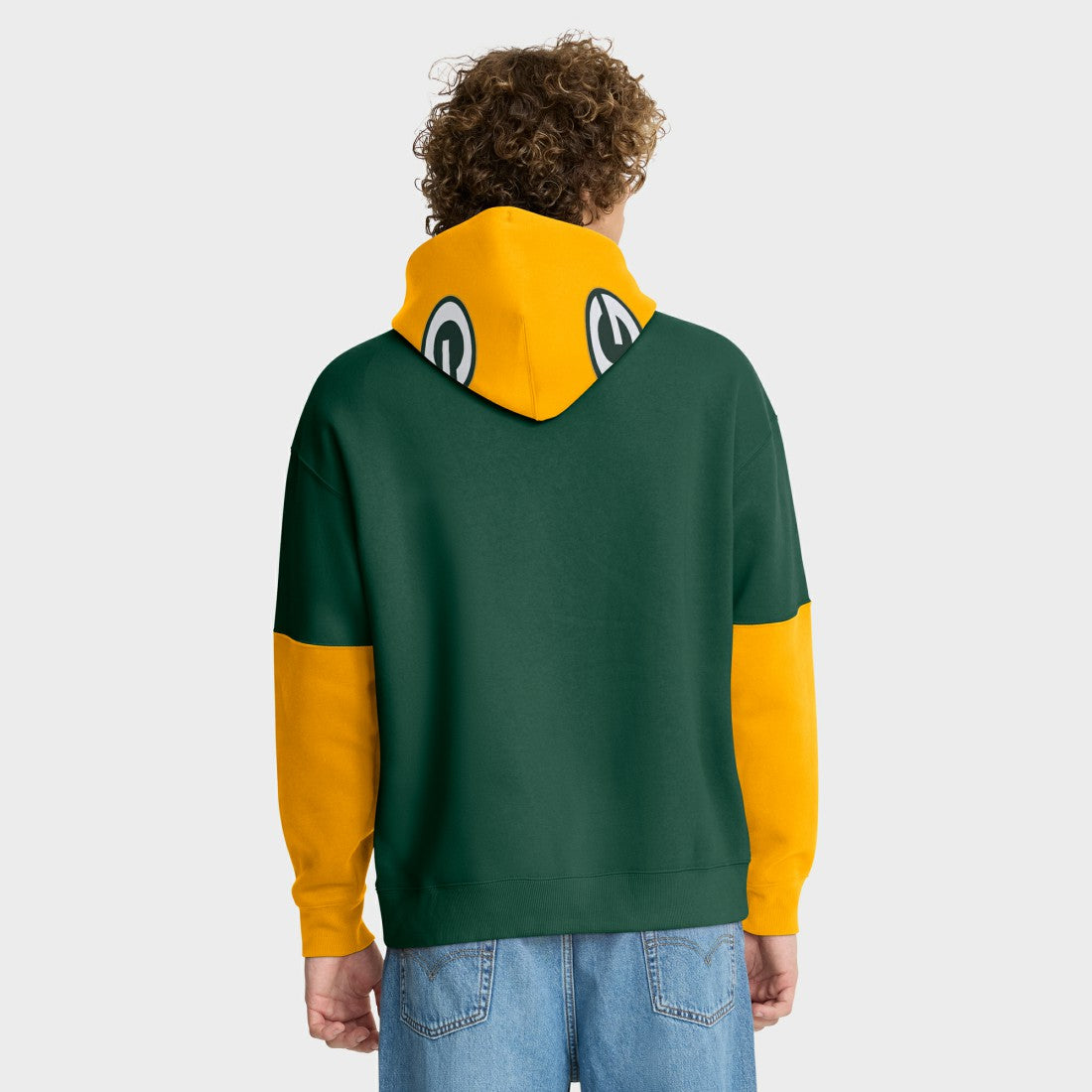 Green Bay Packers Helmet Pullover Hoodie - Green for sale