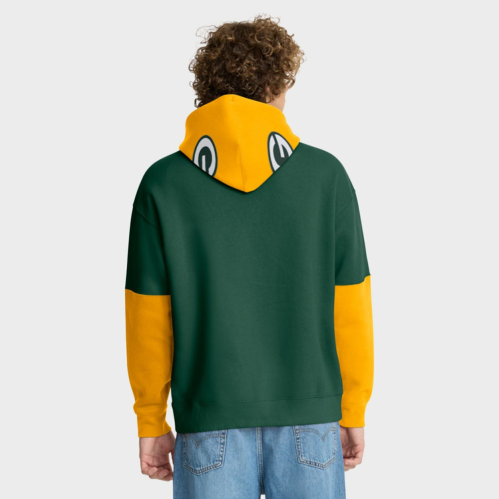 Green Bay Packers Helmet Pullover Hoodie - Green for sale
