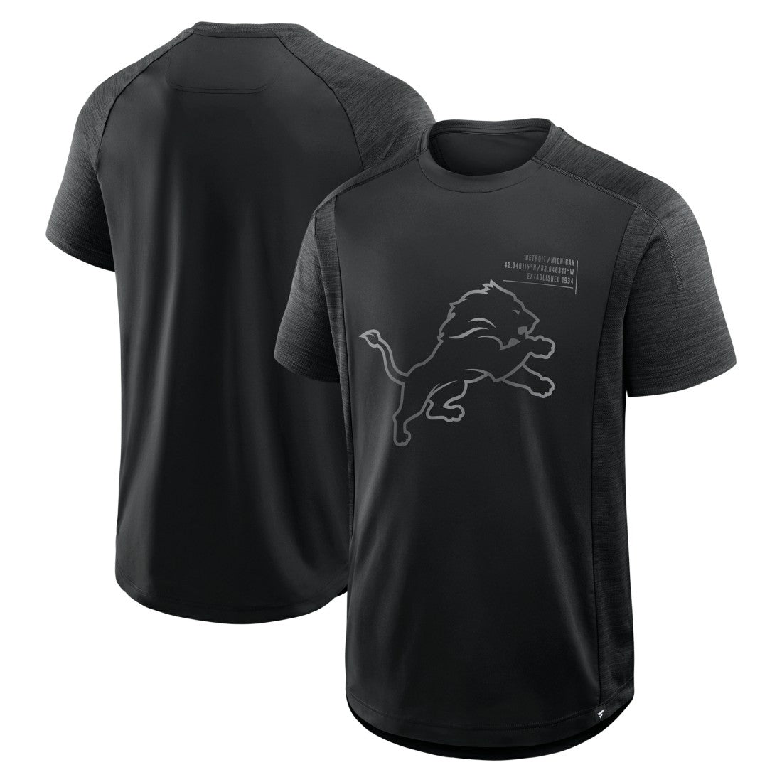 Detroit Lions Deceptive Juke T-Shirt - Black sale