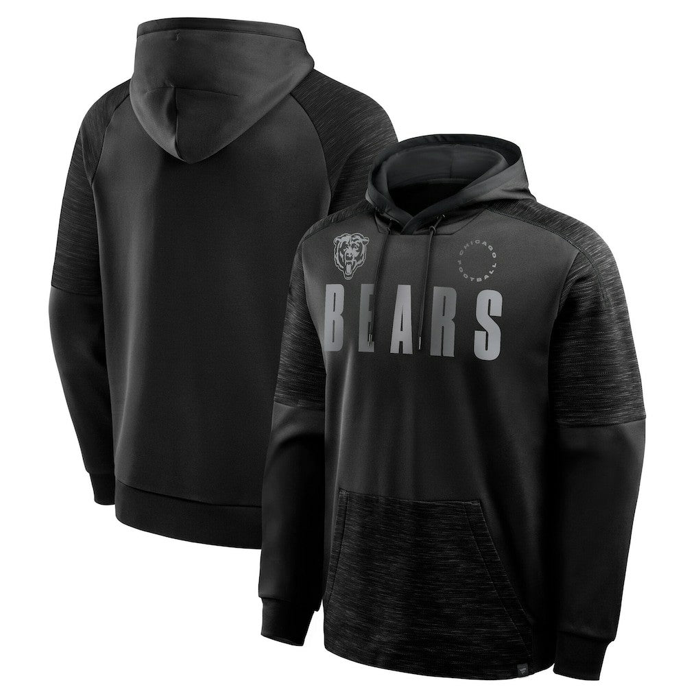 Chicago Bears Chip Shot Pullover Hoodie - Black outlet
