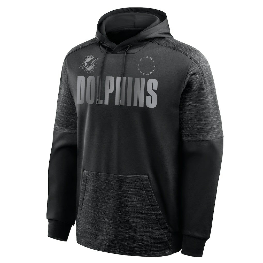 Miami Dolphins Chip Shot Pullover Hoodie - Black on sale