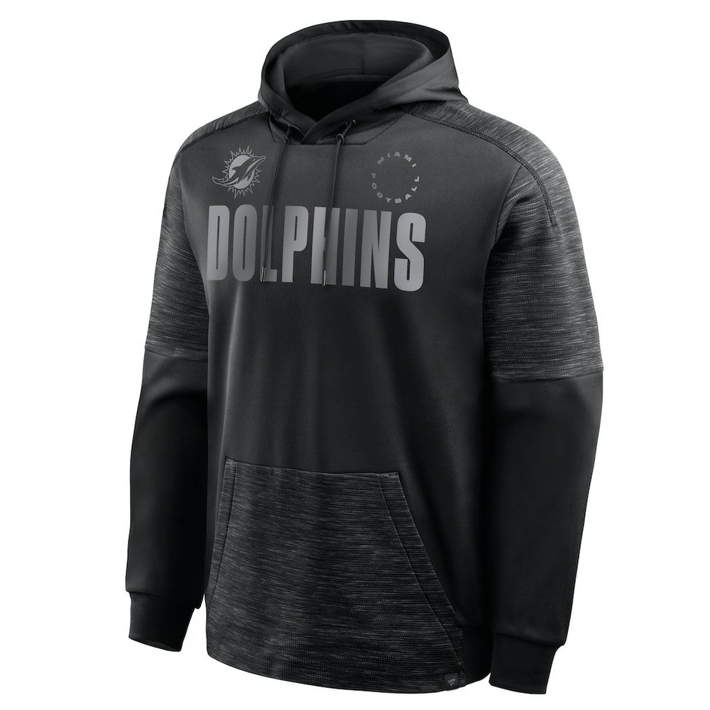 Miami Dolphins Chip Shot Pullover Hoodie - Black on sale
