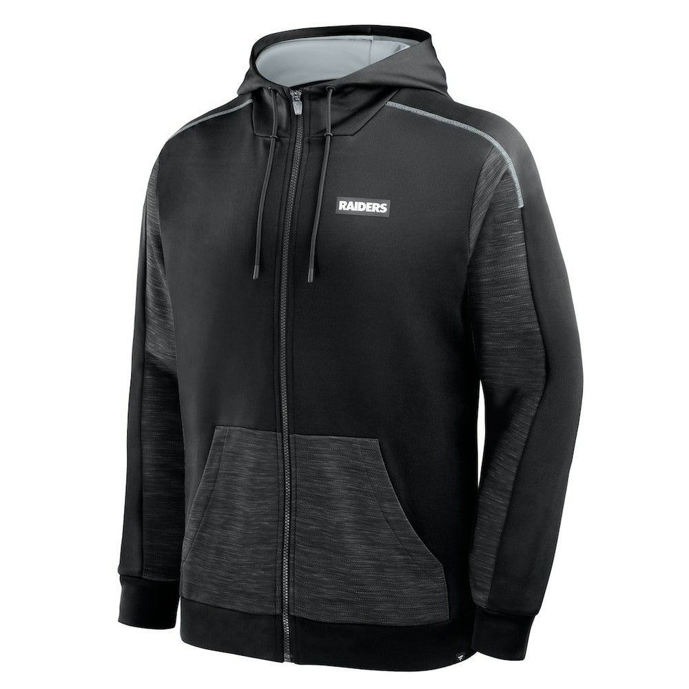 Las Vegas Raiders Checkdown Pass Full-Zip Hoodie - Black online