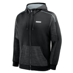 Las Vegas Raiders Checkdown Pass Full-Zip Hoodie - Black online