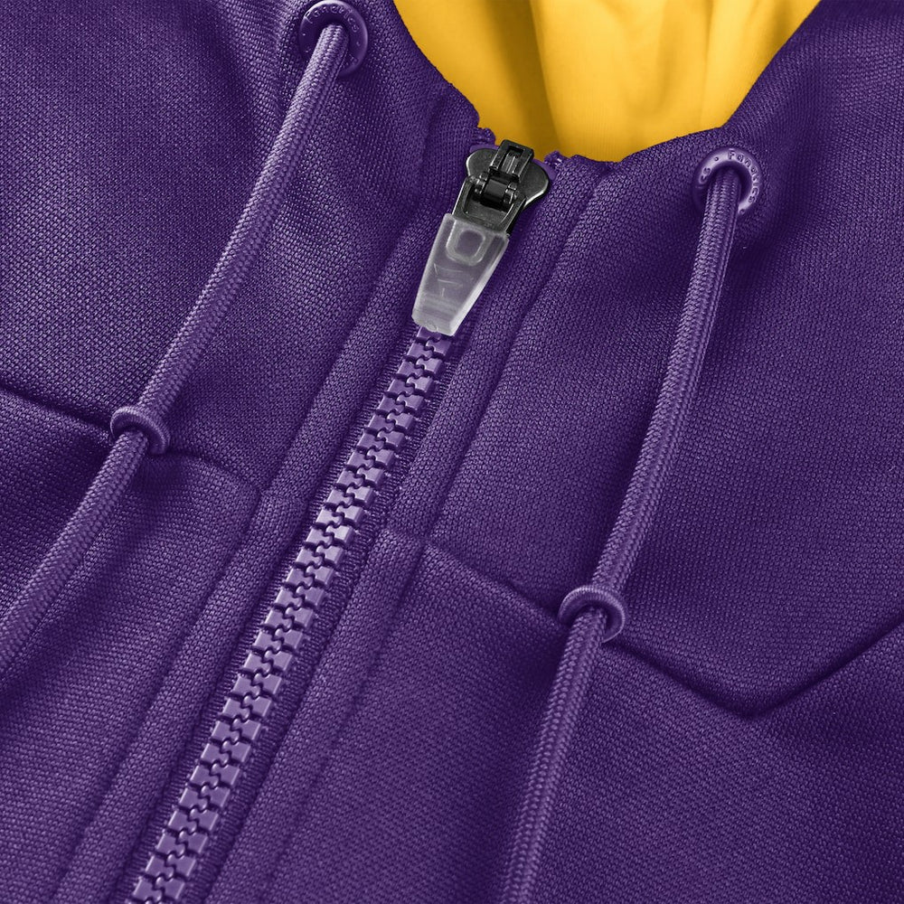 Minnesota Vikings Checkdown Pass Full-Zip Hoodie - Purple on sale