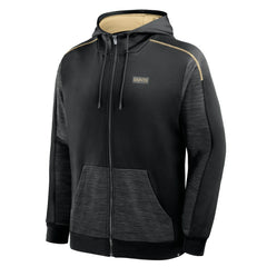 New Orleans Saints Checkdown Pass Full-Zip Hoodie - Black online