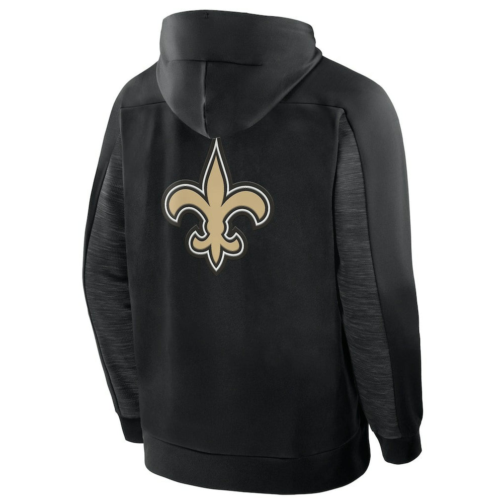 New Orleans Saints Checkdown Pass Full-Zip Hoodie - Black online