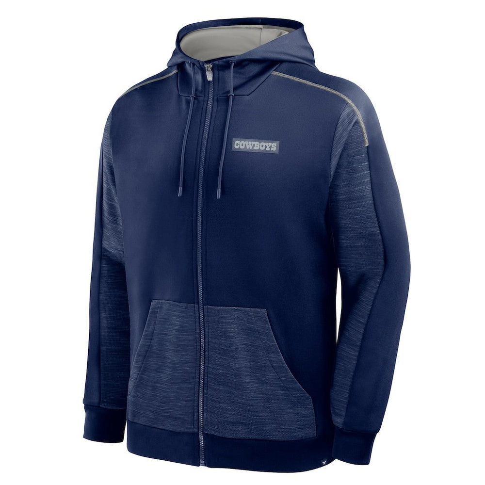 Dallas Cowboys Checkdown Pass Full-Zip Hoodie - Navy on sale