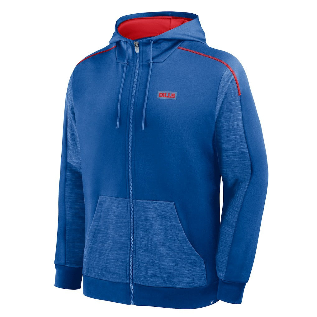 Buffalo Bills Checkdown Pass Full-Zip Hoodie - Royal sale