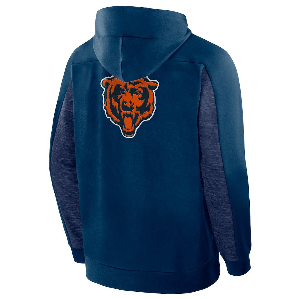 Chicago Bears Checkdown Pass Full-Zip Hoodie - Navy cheap