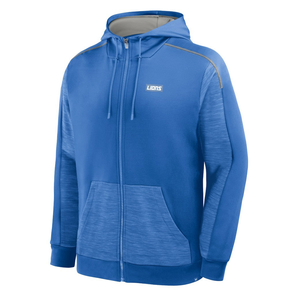 Detroit Lions Checkdown Pass Full-Zip Hoodie - Blue for sale