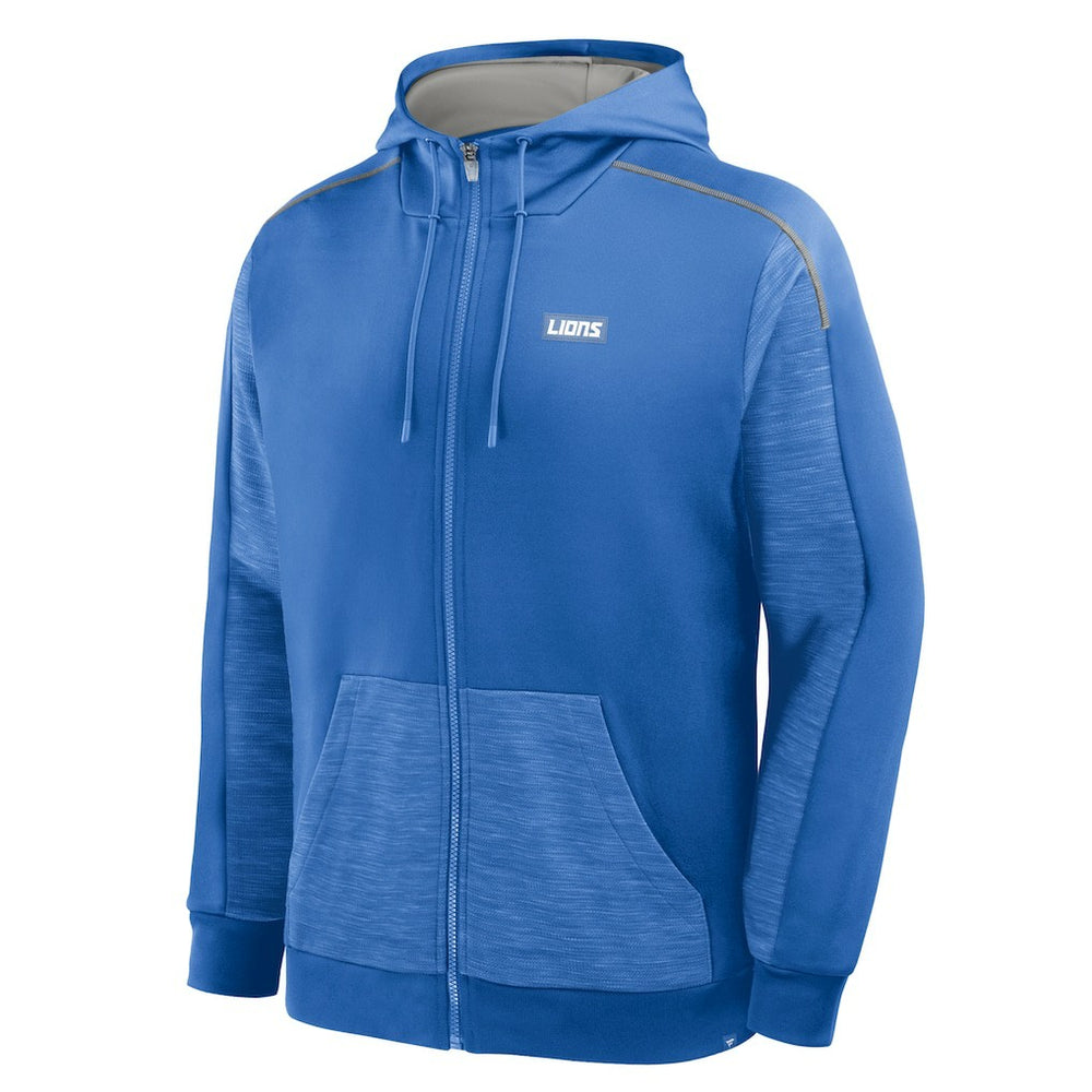Detroit Lions Checkdown Pass Full-Zip Hoodie - Blue for sale