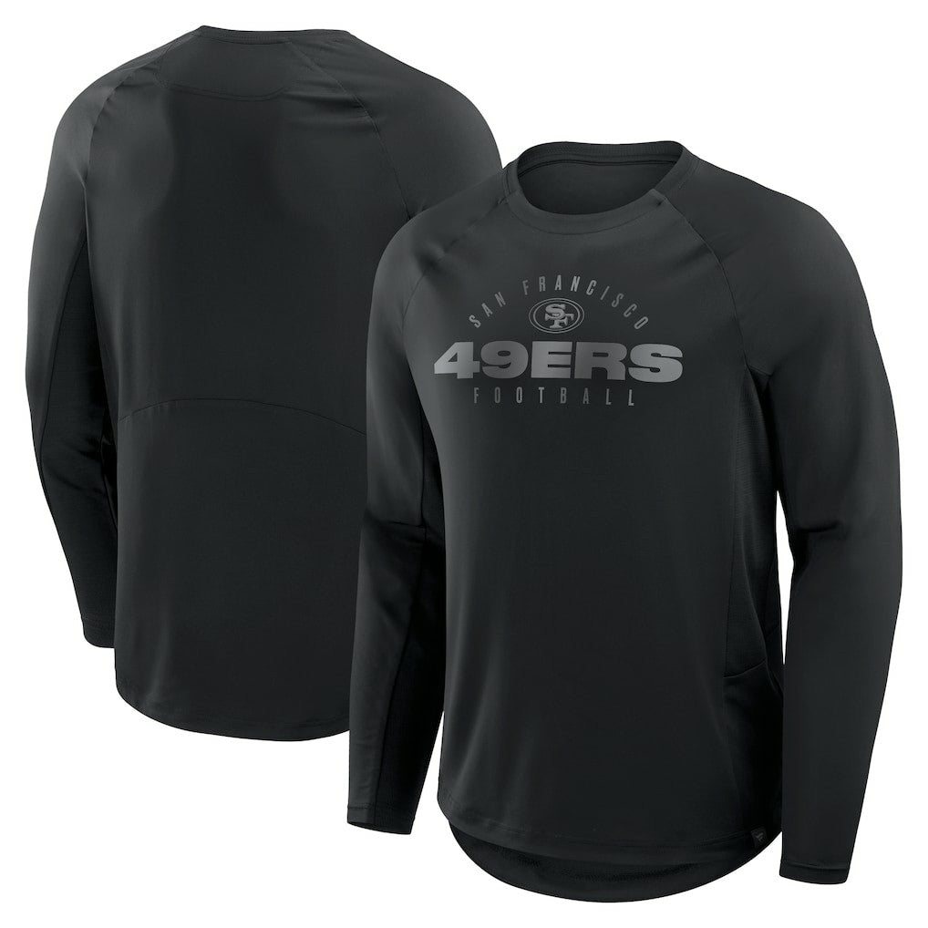 San Francisco 49ers Coverage Scheme Long Sleeve T-Shirt - Black discount