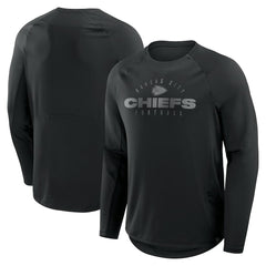 Kansas City Chiefs Coverage Scheme Long Sleeve T-Shirt - Black on sale