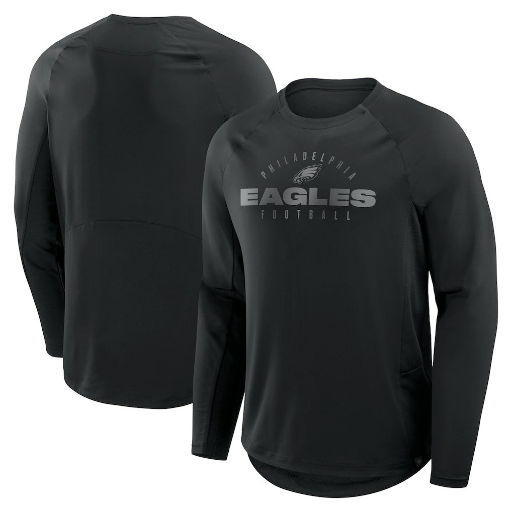 Philadelphia Eagles Coverage Scheme Long Sleeve T-Shirt - Black outlet