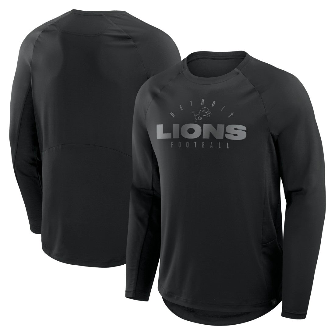 Detroit Lions Coverage Scheme Long Sleeve T-Shirt - Black online