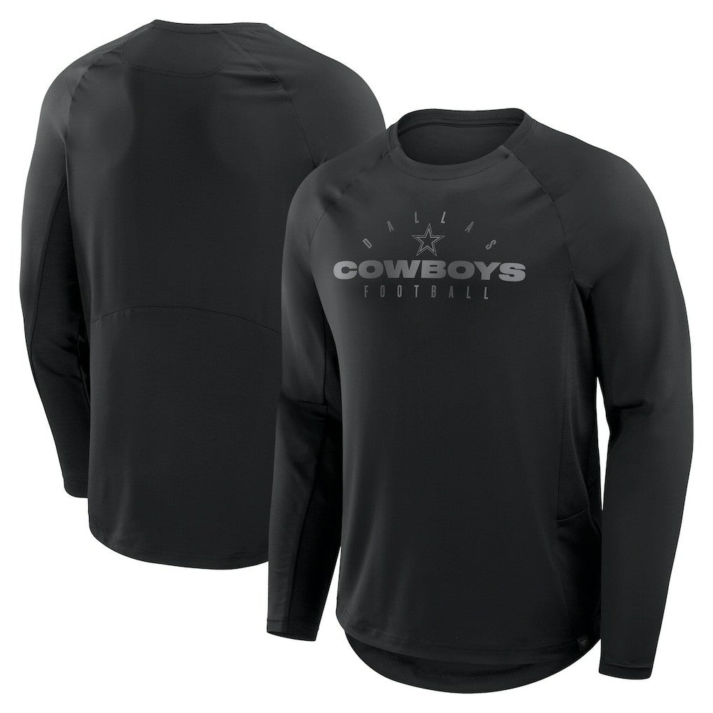 Dallas Cowboys Coverage Scheme Long Sleeve T-Shirt - Black outlet
