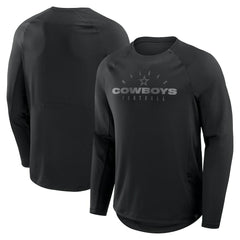 Dallas Cowboys Coverage Scheme Long Sleeve T-Shirt - Black outlet