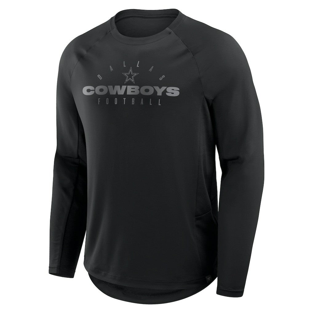 Dallas Cowboys Coverage Scheme Long Sleeve T-Shirt - Black outlet