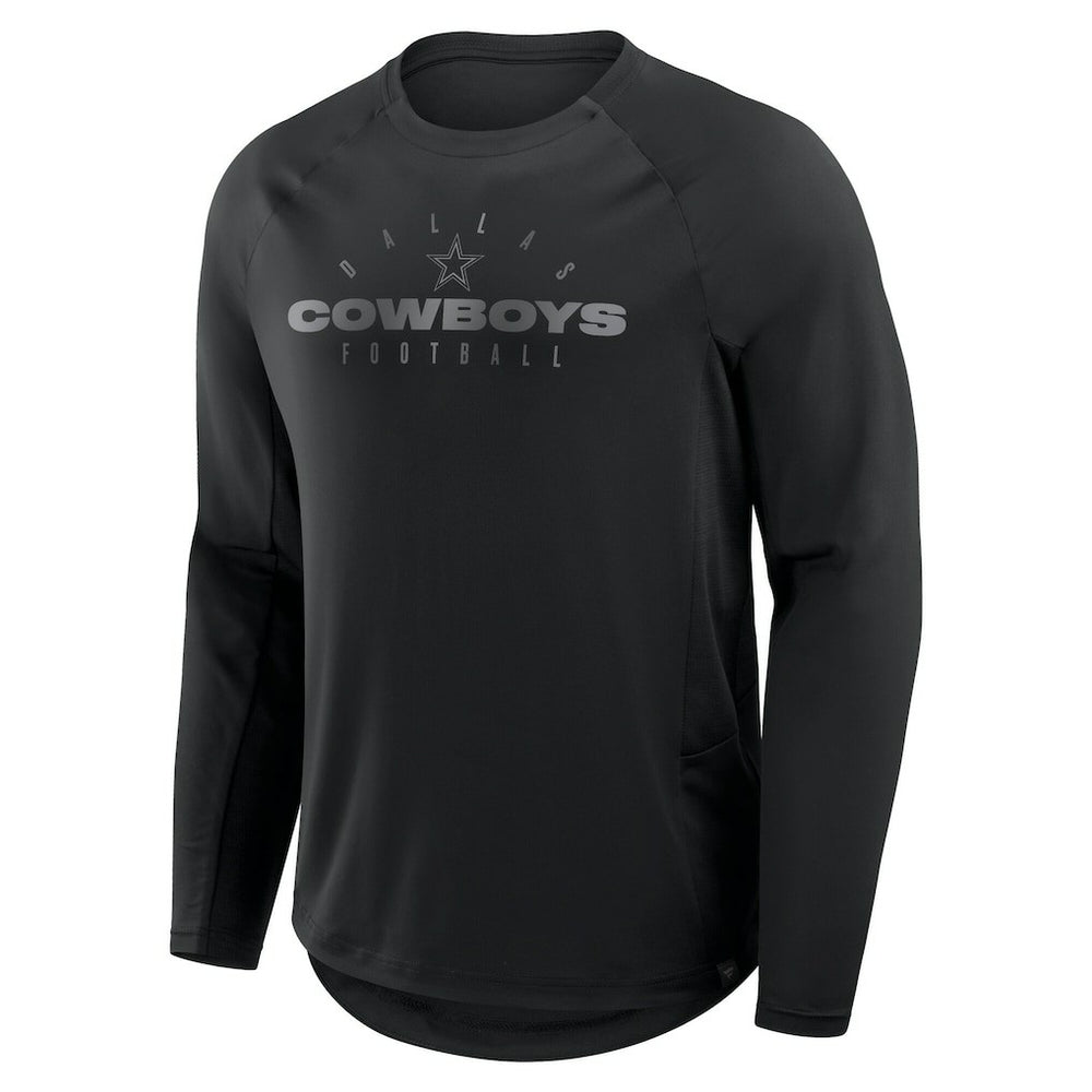 Dallas Cowboys Coverage Scheme Long Sleeve T-Shirt - Black outlet