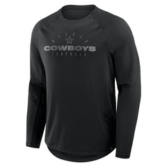 Dallas Cowboys Coverage Scheme Long Sleeve T-Shirt - Black outlet
