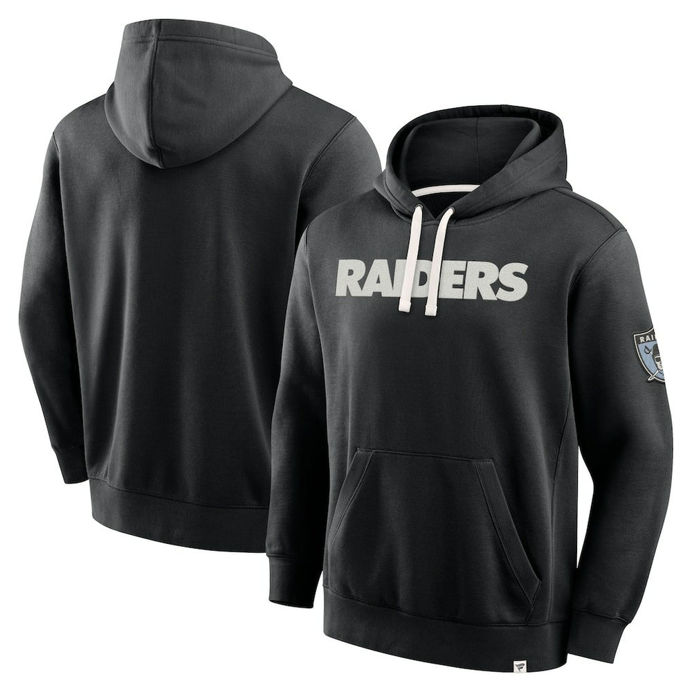 Las Vegas Raiders New Horizons Heritage Pullover Hoodie - Black on sale