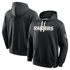 Las Vegas Raiders New Horizons Heritage Pullover Hoodie - Black on sale