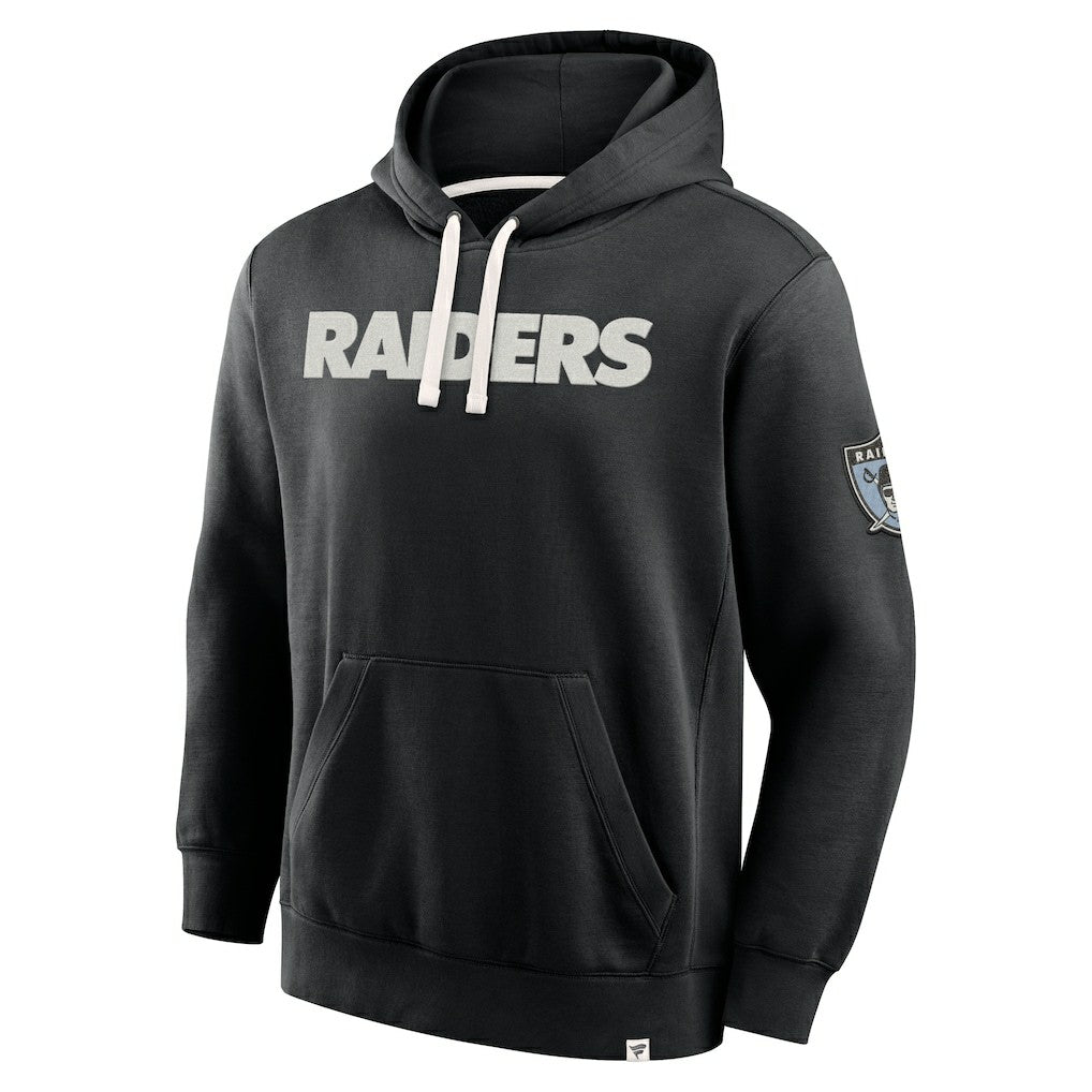 Las Vegas Raiders New Horizons Heritage Pullover Hoodie - Black on sale