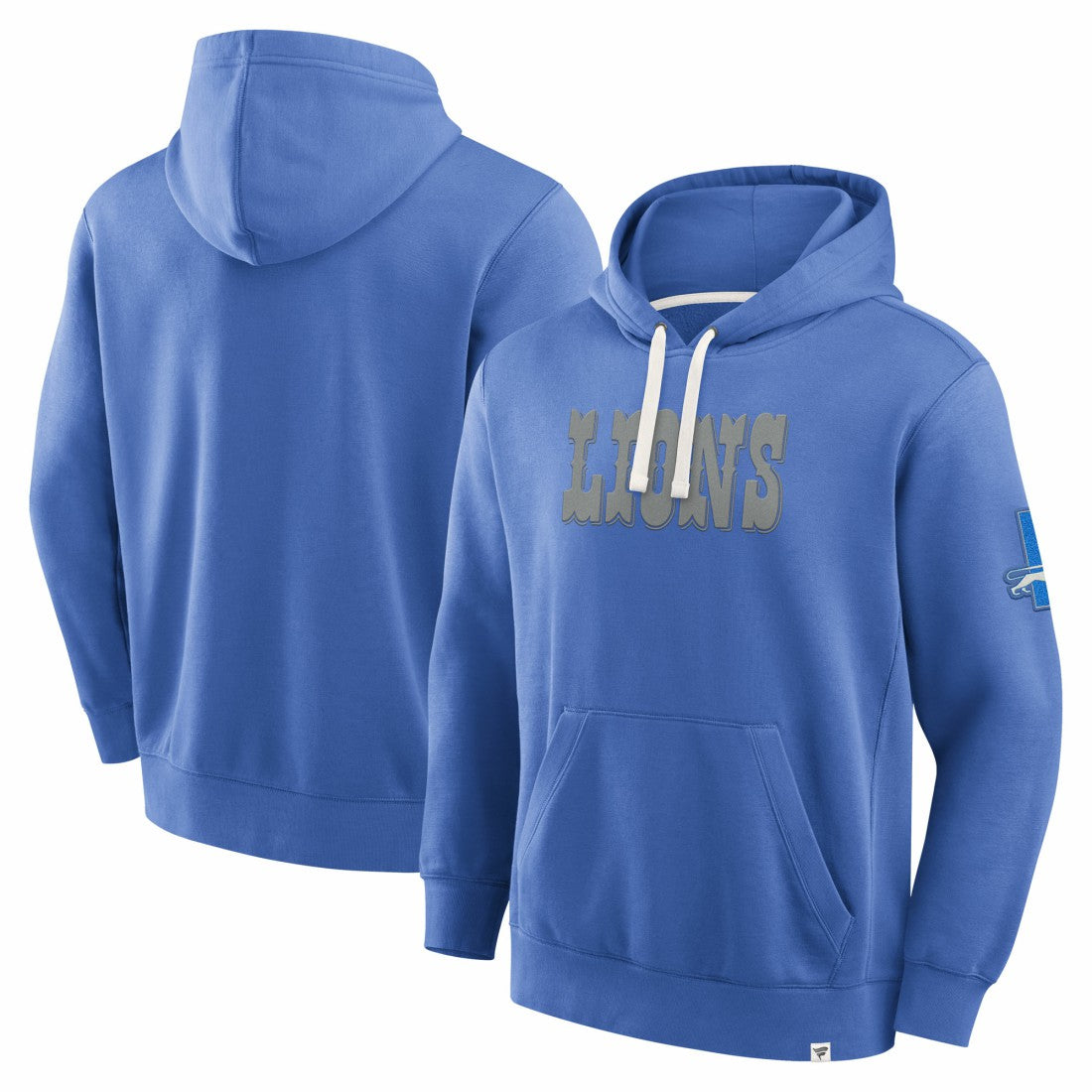 Detroit Lions New Horizons Heritage Pullover Hoodie - Blue on sale