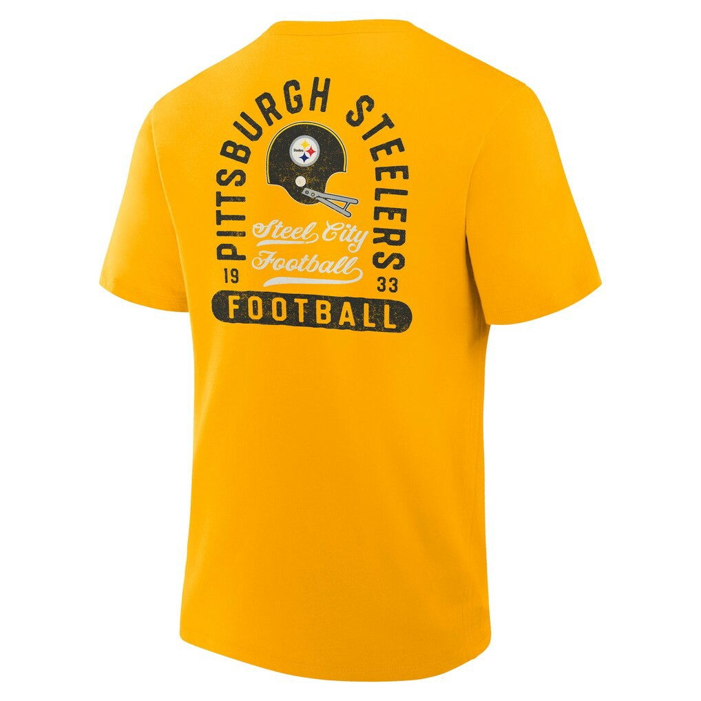 Pittsburgh Steelers Fluid Motion Legacy T-Shirt - Gold cheap