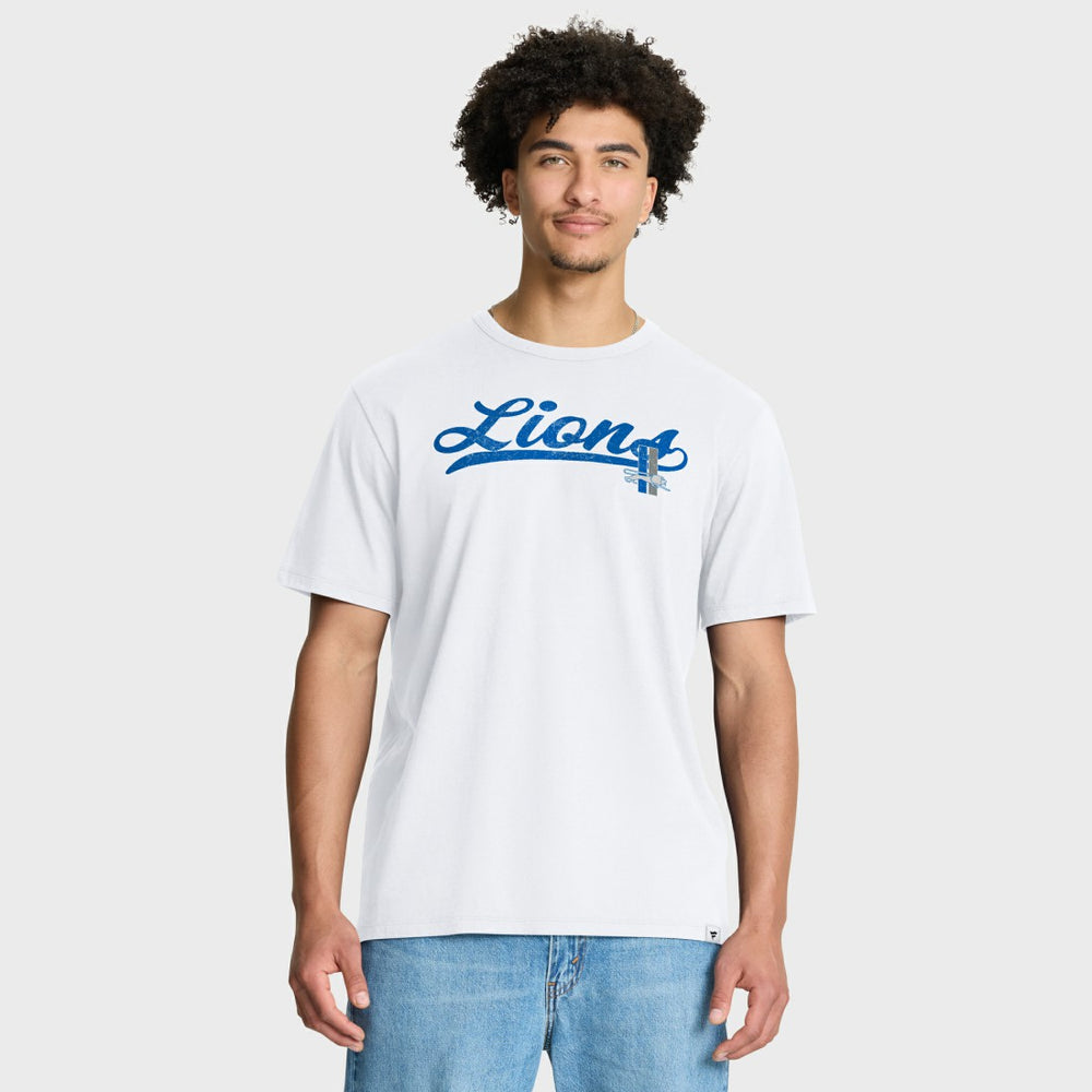 Detroit Lions Fluid Motion Legacy T-Shirt - White on sale