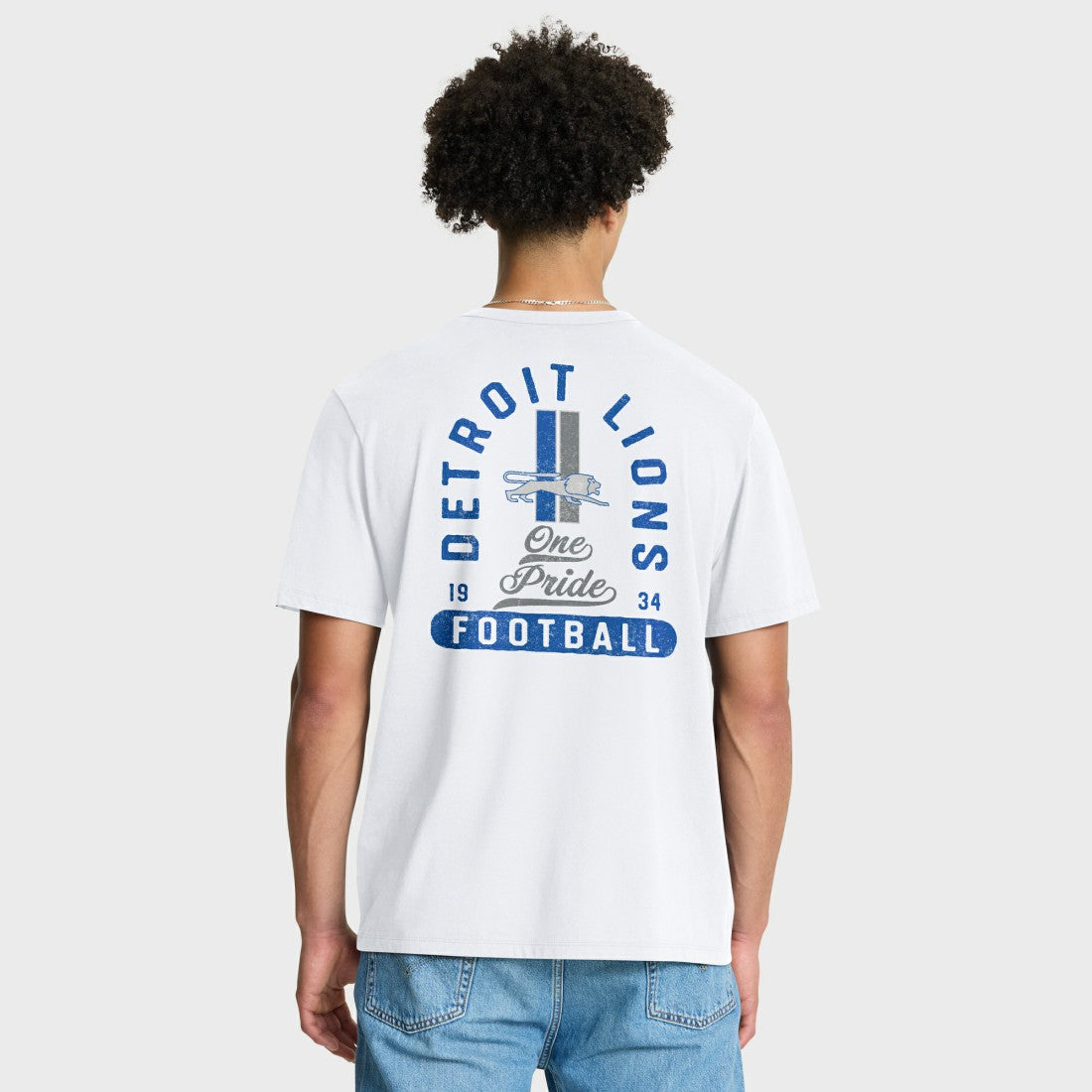 Detroit Lions Fluid Motion Legacy T-Shirt - White on sale