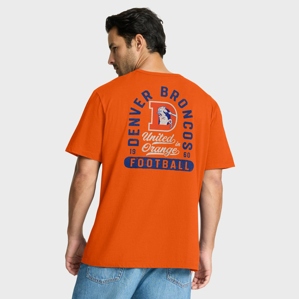 Denver Broncos Fluid Motion Legacy T-Shirt - Orange outlet