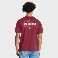 Washington Commanders Passing Pocket Legacy T-Shirt - Burgundy online