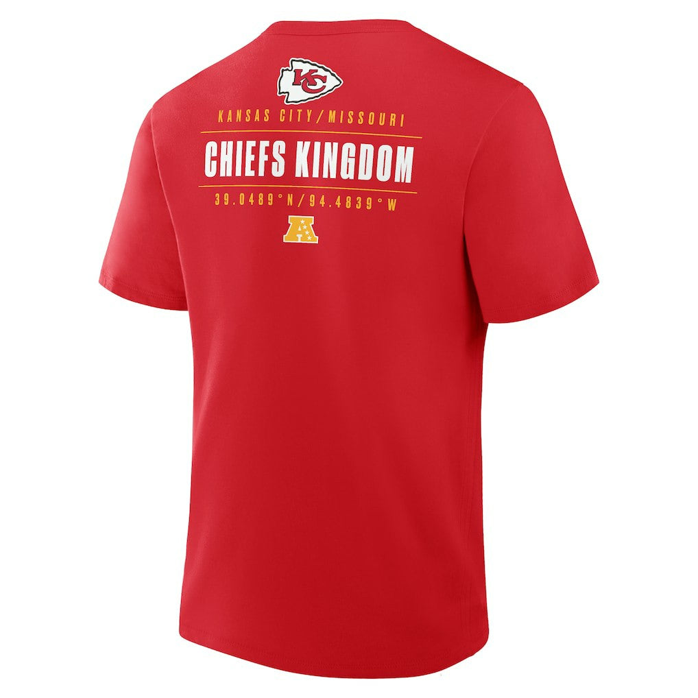 Kansas City Chiefs Passing Pocket Legacy T-Shirt - Red on sale