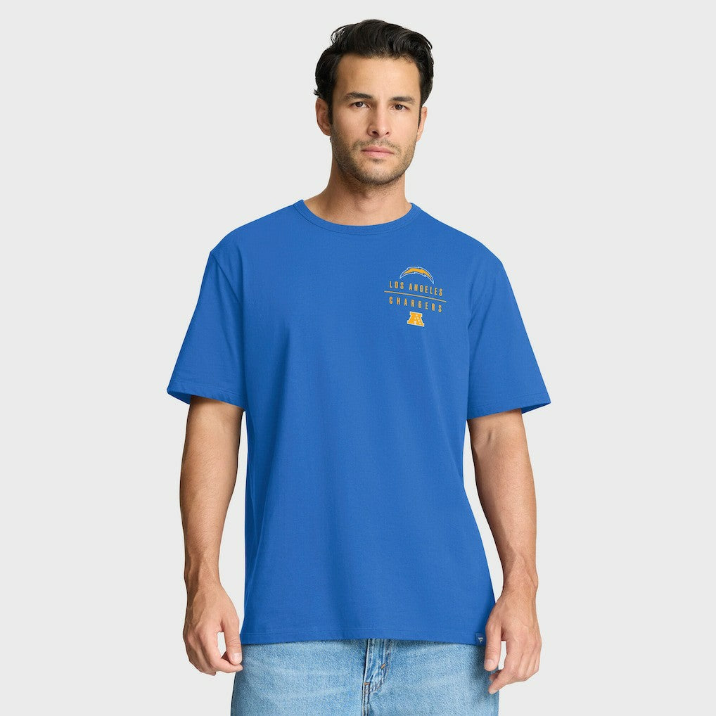 Los Angeles Chargers Passing Pocket Legacy T-Shirt - Powder Blue discount