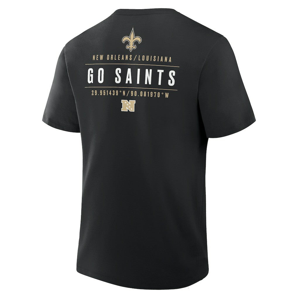 New Orleans Saints Passing Pocket Legacy T-Shirt - Black online