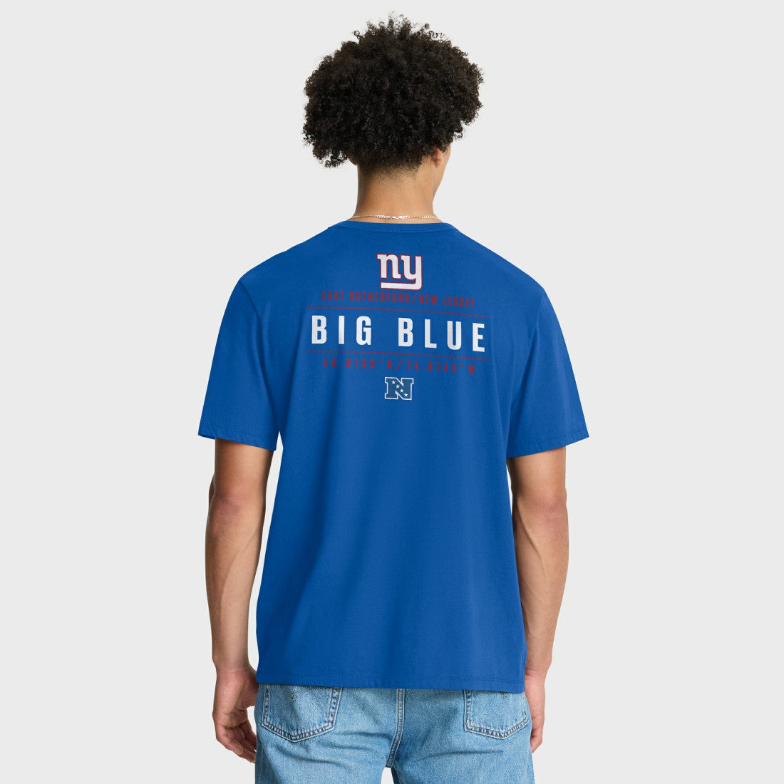 New York Giants Passing Pocket Legacy T-Shirt - Royal discount