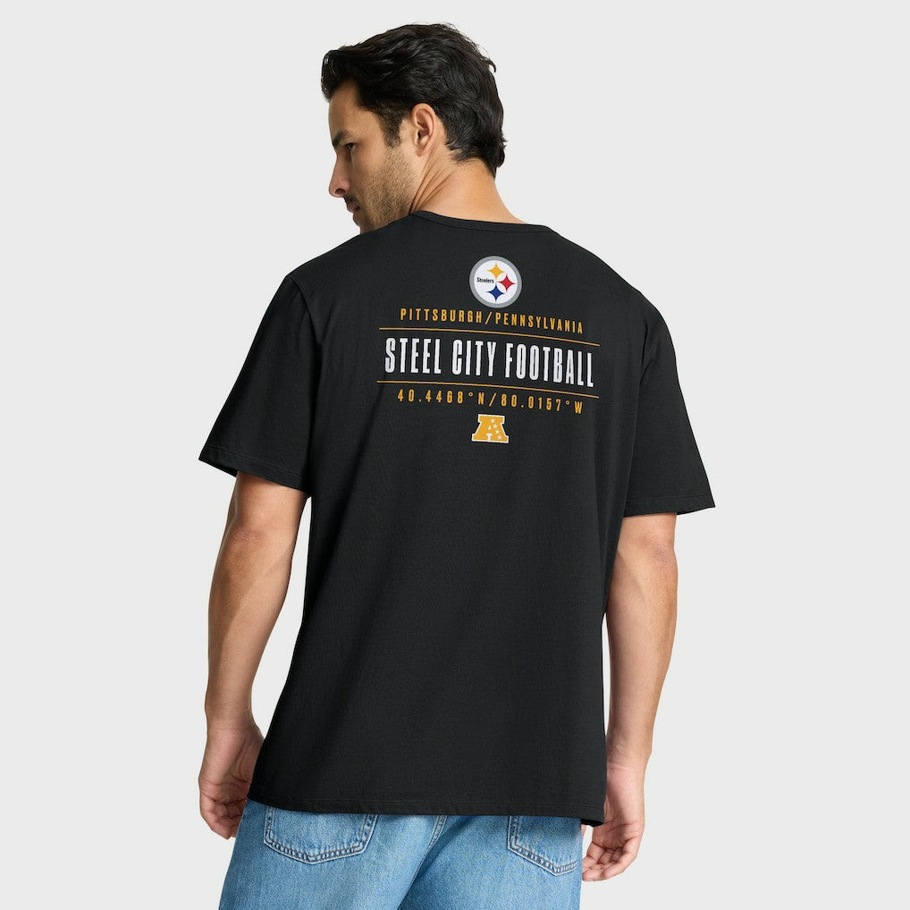 Pittsburgh Steelers Passing Pocket Legacy T-Shirt - Black on sale
