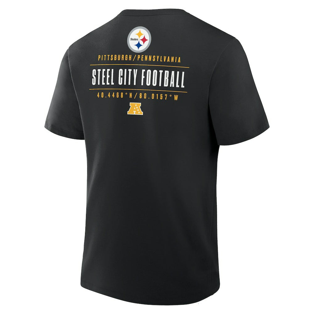 Pittsburgh Steelers Passing Pocket Legacy T-Shirt - Black on sale