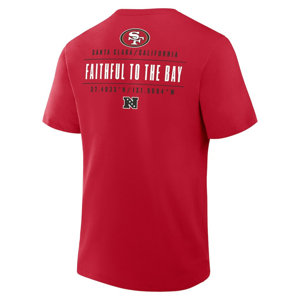 San Francisco 49ers Passing Pocket Legacy T-Shirt - Scarlet online