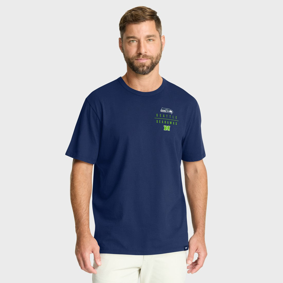 Seattle Seahawks Passing Pocket Legacy T-Shirt - College Navy for sale